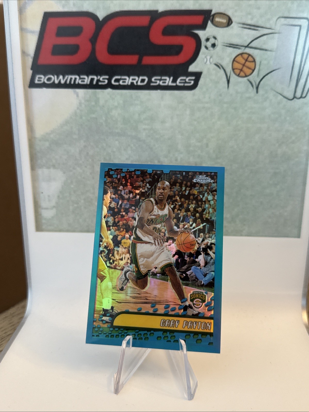 2001-02 Topps Chrome Refractor Gary Payton #62 HOF SP🔥
