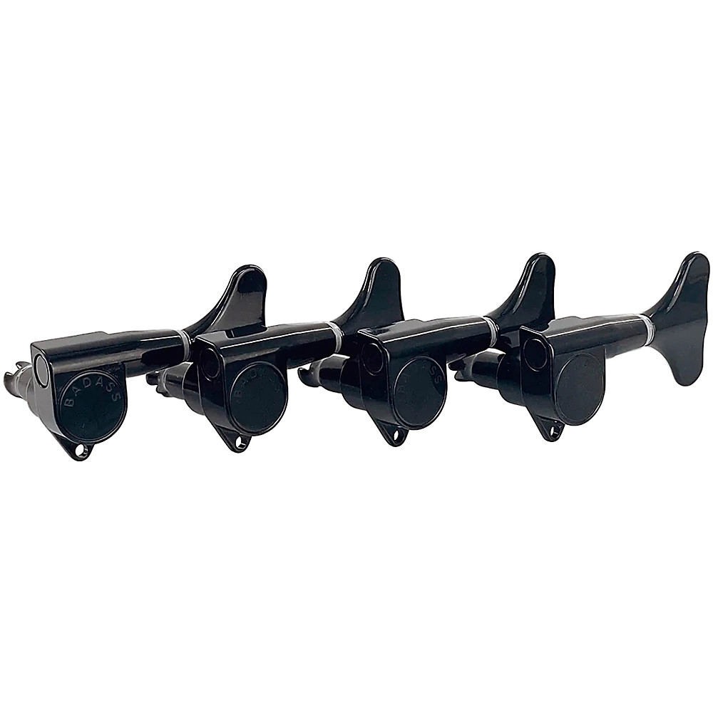 Leo Quan Badass Badass SGT Sealed 4-In-Line Bass Tuning Machines Black 16090₽