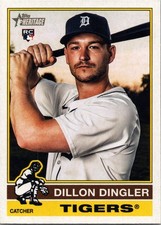 2025 Topps Heritage - Dillon Dingler #130 (RC) - Tigers