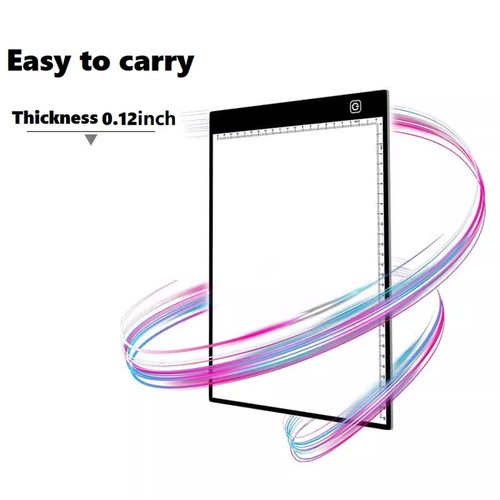 Portatile A4 Ultrasottile LED Light Box Tracciatore USB Cavo di Alimentazione Dimmerabile Brightne... - Foto 7 di 9