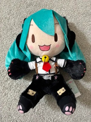 Hatsune Miku Project DIVA Arcade Future Tone Kitty Cat 12'' Plush Nyanko New NWT