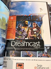 Official Sega Dreamcast Magazines COMPLETE SET W/ DEMO DISCS Great Condition!