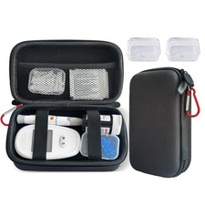 Diabetes Supplies Travel Case,Portable Glucose Monitor Case for for Blood Sug...
