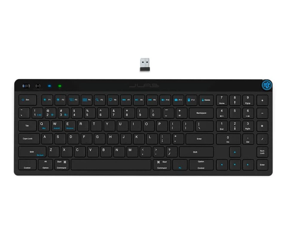 Teclado Inalámbrico JLab JBuds Negro 95 Teclas Conexión Vía Bluetooth o USB Inalámbrico Foto 2 de 4