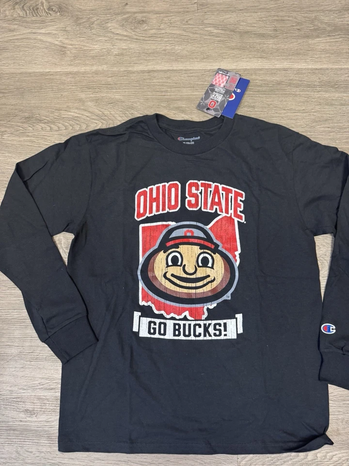 Camiseta Ohio State Buckeyes Champion Youth Strong Mascot Team - Nueva con etiquetas L 10-12 Foto 2 de 4