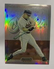 1995 Bowman's Best Cal Ripken Jr #10 Red Refractor Jumbo Card Orioles HOF