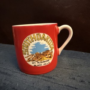 Vintage South Dakota Mount Rushmore Souvenir Cup