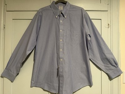 Brooks Brothers 1818 Regent Blue & White Dress Shirt 17 4/5-NEW WITH TAGS!