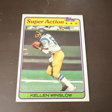 Topps 1981 Super Action Kellen Winslow #524 San Diego Chargers NFL Card
