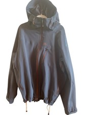 Helly Hansen Men s Big Size XXL Gray Soft Shell Hooded Jacket Zipped Pockets