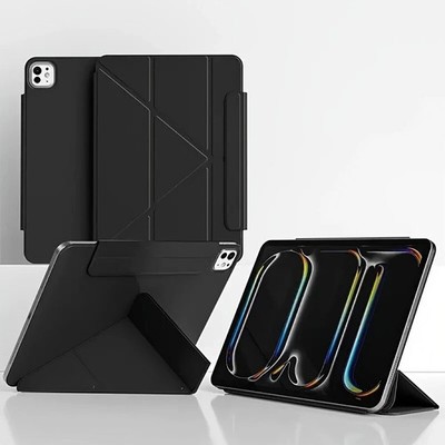 Trusmi iPad Hülle mit Stifthalter für iPad Air 13 / iPad A16 11 / iPad 12.9 Pro