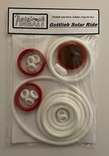 1979 Gottlieb Solar Ride Pinball Machine Rubber Ring Kit