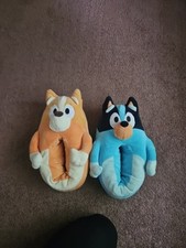 Bluey Bingo Bingo Soft Plush Slippers woman's 11