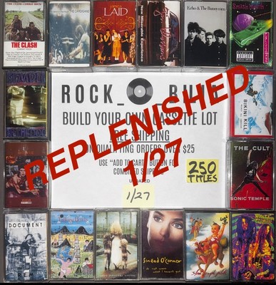 $1 & UP PUNK ALTERNATIVE GRUNGE BUILD YR CASSETTE LOT FREE SHIP ORDERS OVER $25