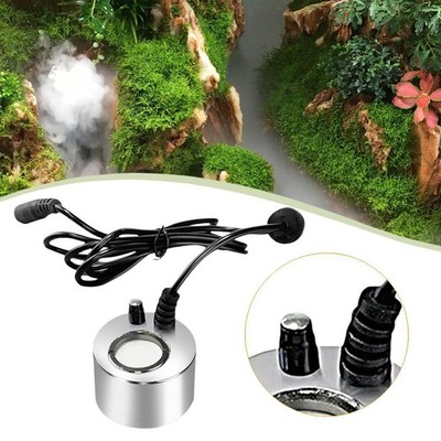 Ultrasonic Mist Maker Quiet Air Humidifier for Pond Birdbath Decor Fish Tank