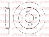 2X Remsa Bremsscheibe 6991.00 FüR PA Hyundai KIA PBT PB 234Mm I10 1 I20 Crdi SA
