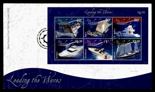 DR WHO 2002 NEW ZEALAND FDC SHIP S/S $6.90 M72245