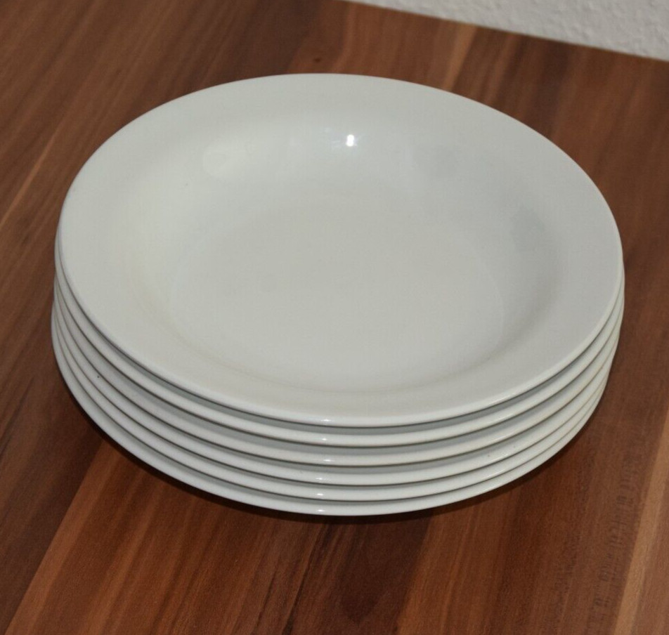 Eschenbach Porzellan Bavaria, 6 Suppenteller aus Gastro