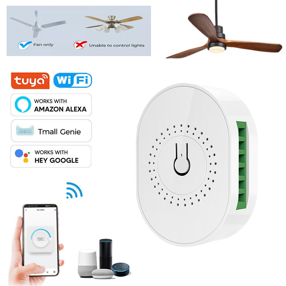 Smart Fan Control Home Fan And Light Switch Combo Smart Ceiling Fan Controller – Works With ...