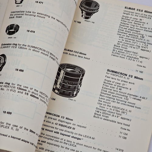 Catálogo general de equipos fotográficos Leitz original 1971 con listas de precios - Imagen 7 de 16