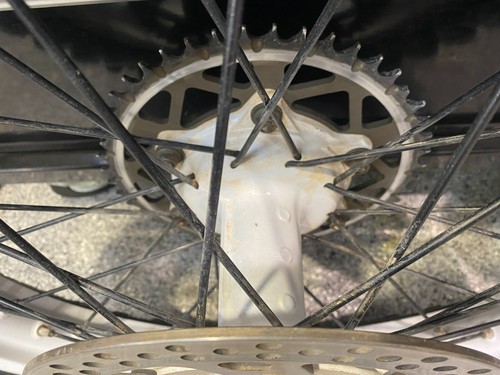 2004 99-12 YAMAHA YZ250 YZ125 FRONT & REAR FULL WHEEL ASSEMBLY'S YAMAHA YZ WHITE - Picture 3 of 20