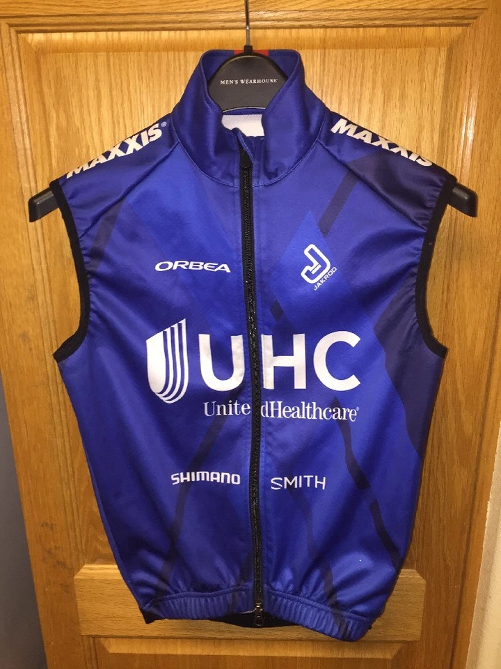 United Healthcare UHC Orbea Pro Cycling Team Thermal Vest Cyclocross Jakroo XS - Image 2 of 4
