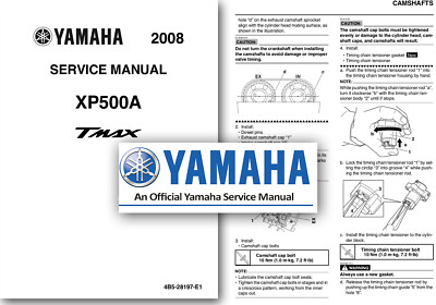 YAMAHA ヤマハ XP500 TMAX 2008 サービスマニュアル Yamaha T Max XP500 Service Manual T-Max 2008 2009 2010 2011 Shop