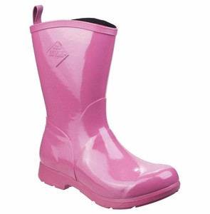pink mud boots