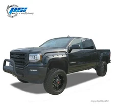 Paintable Pocket Bolt Style Fender Flares Fits GMC Sierra 1500 2016-2018