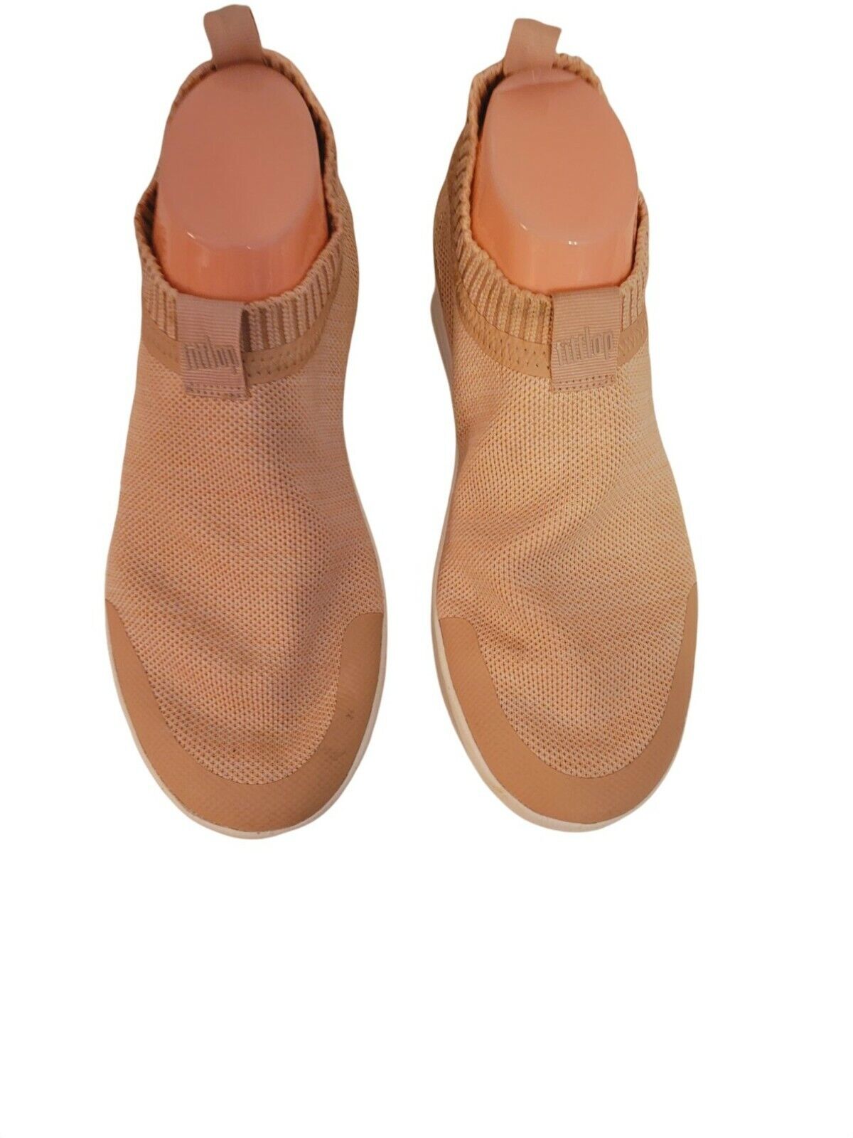 FitFlop ÜBERKNIT Slip-On Sneakers Pink Size 11 - image 5