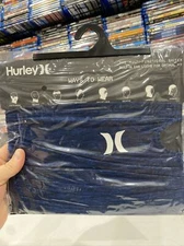 Hurley Multi-Use Neck Gaiter Face Mask Scarf Headband One Size Navy Blue 🇺🇸 🌎