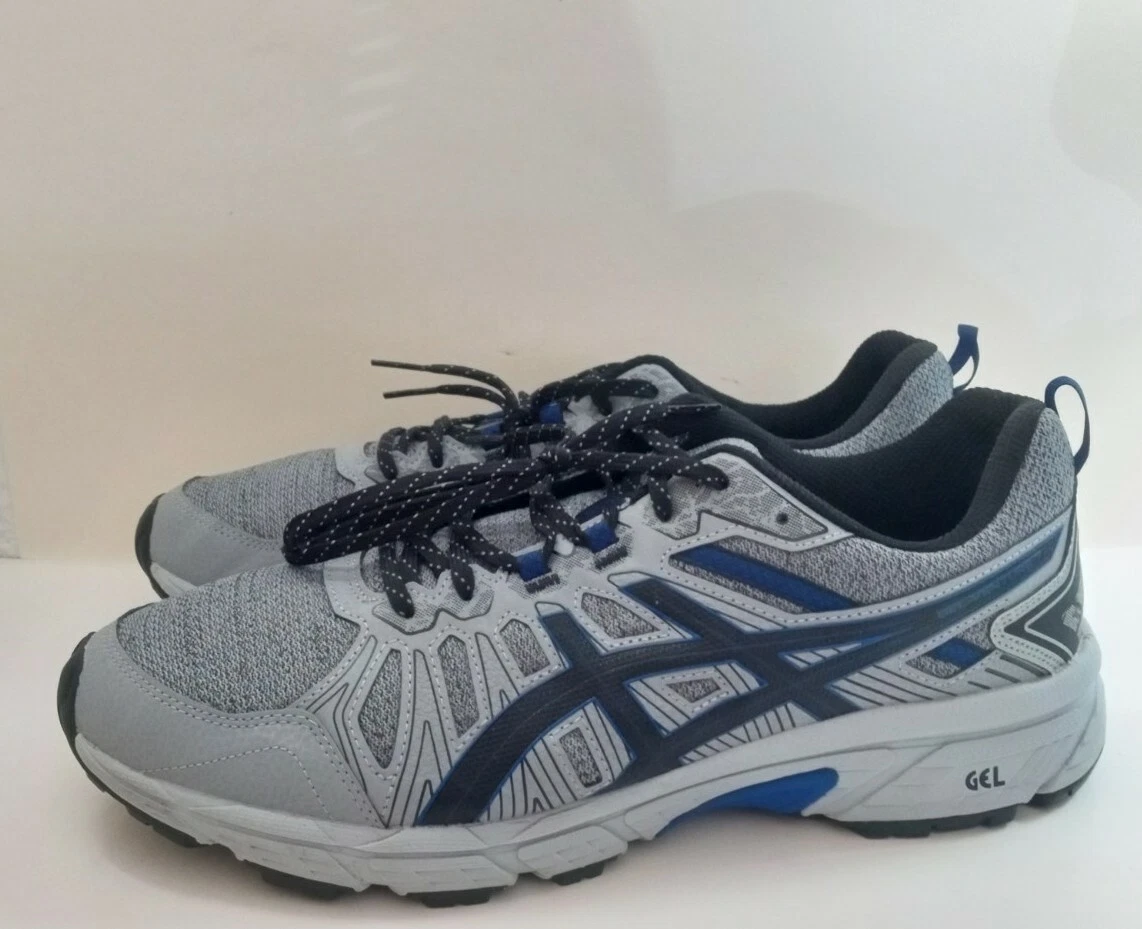 Asics Gel Venture 7 Running Shoes Gray Blue 1011A736 Men s Size 13