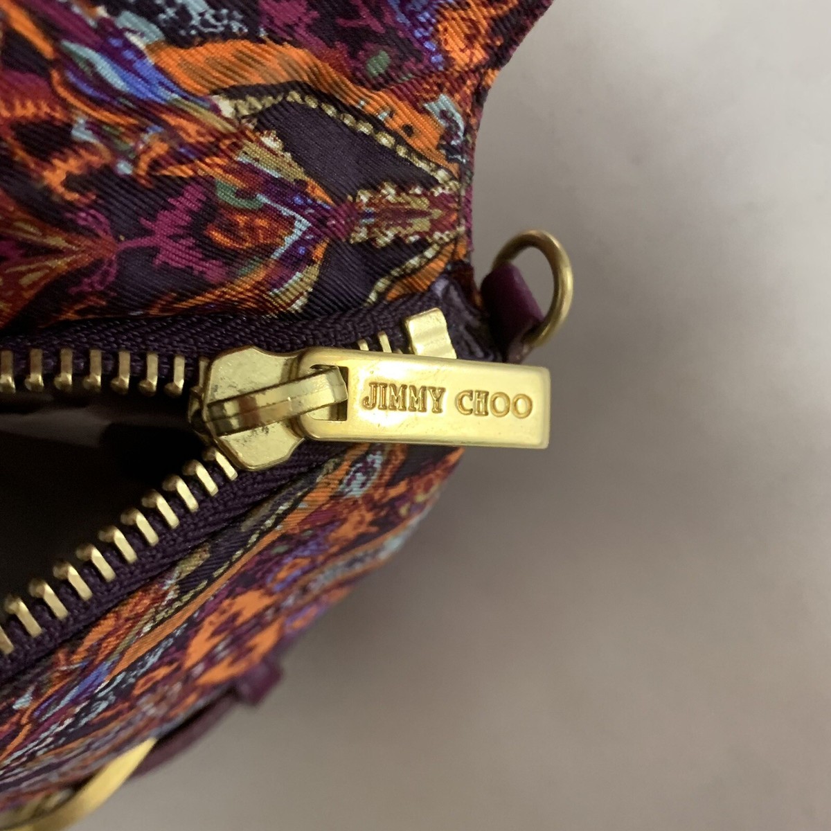 JIMMYCHOO バック　　ショルダー　クラッチ　パープル JIMMYCHOO バック ショルダー クラッチ パープル