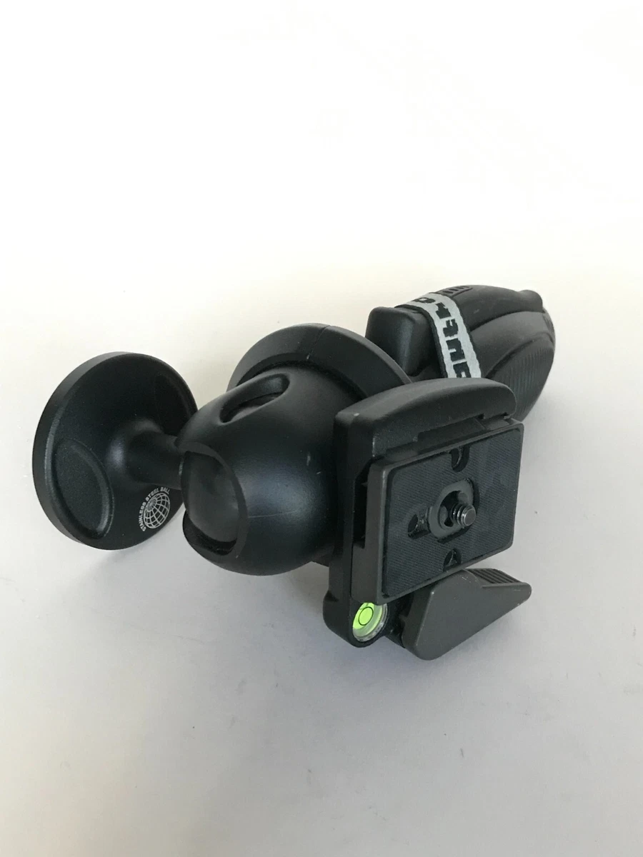 Manfrotto 327RC2 Grip Ball Head w/ 200PL-14 Quick Release Plate. Very Light Use.