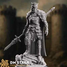 Cursed King Dnd Mini | Fallen Paladin RPG Mini | Gaming Figures | By DM Stash