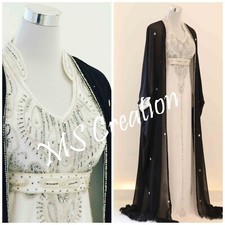 SALE New Moroccan Dubai Kaftans Farasha Abaya Dress Very Fancy Long Gown MS 491