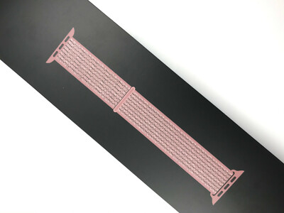 Original Apple Watch Series 6 5 4 3 NIKE Sport loop Band 42mm 44mm Smokey Mauve | eBay