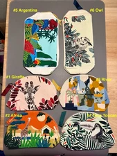 Clarins Canvas Cosmetic Bag Makeup Pouch For Travel - Brand New