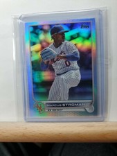 2022 TOPPS Series 1 Baseball Marcus Stroman base RAINBOW Foil/HOLO # 259