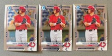 3 Lot 2021 Bowman Chrome Prospects Baseball MLB #BCP80 Trevor Larnach Base Card