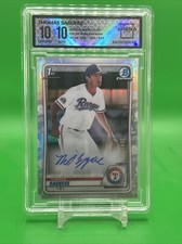 2020 Bowman Chrome Draft Thomas Saggese 1st Refractor Auto 384/499 AC 10/10