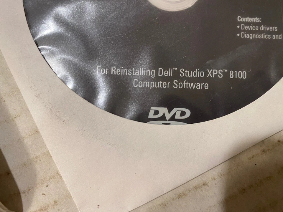 Dell  Studio Xps Reinstall Guide With Extras , Belkin Transfer Cable , Windows 7 - Image 3 of 4