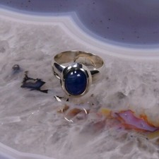 Disthen Ring, 925er Silber, Edelsteinring (22...