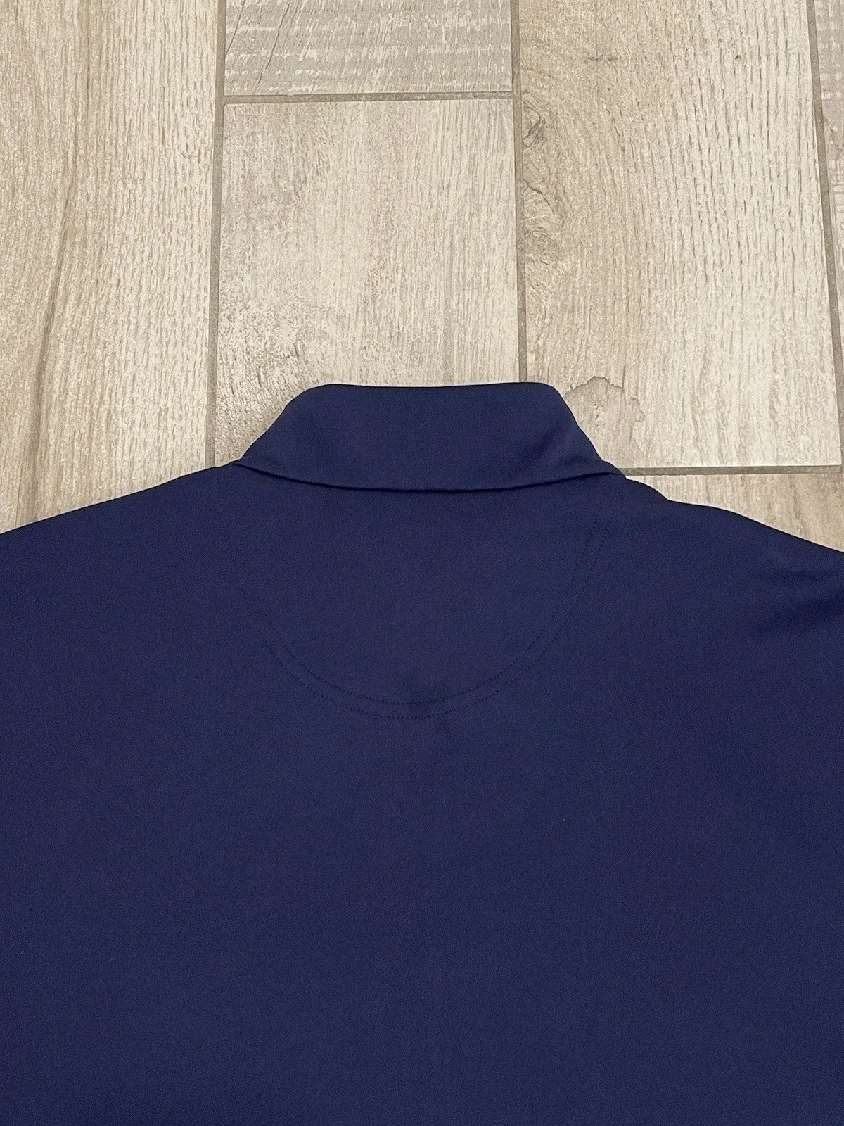 Donald Ross Golf Vest Men's Large Blue 1/4 Zip Performance Pullover