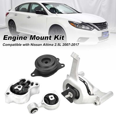Engine Motor Mount Kit For 2007-2017 Nissan Altima 2.5L A4339 A4340 ...