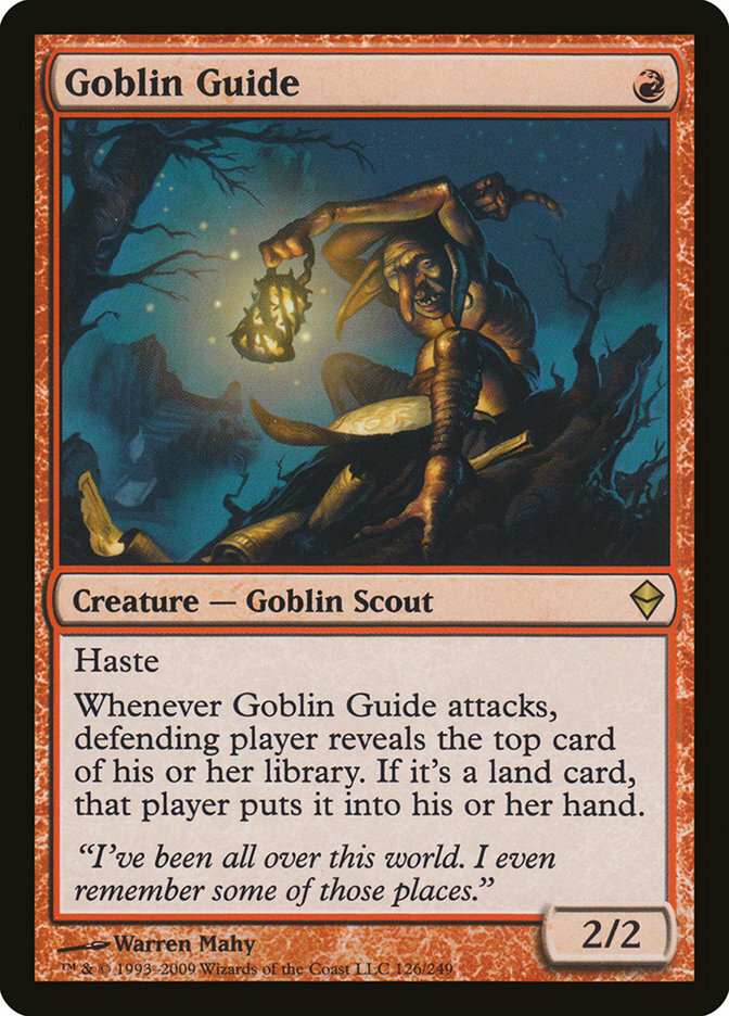 Zendikar (ZEN) regular Rare Goblin Guide MTG MOL Magic