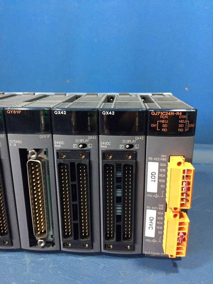 MITSUBISHI MELSEC Q PLC Q61P Q02HCPU QX82 QY81P QX42 MITSUBISHI MELSEC Q PLC Q61P Q02HCPU QX82 QY81P QX42