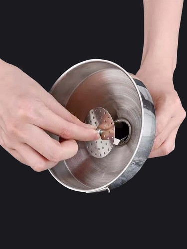 1pc Stainless Steel Funnel With Hook Kitchen Filling Metal Hopper One Size UK... - Picture 2 of 2
