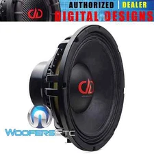 DD AUDIO VO-MWN710-S4 10" NEO MID-WOOFER PRO AUDIO 4-OHM 1200W RMS SPEAKER NEW