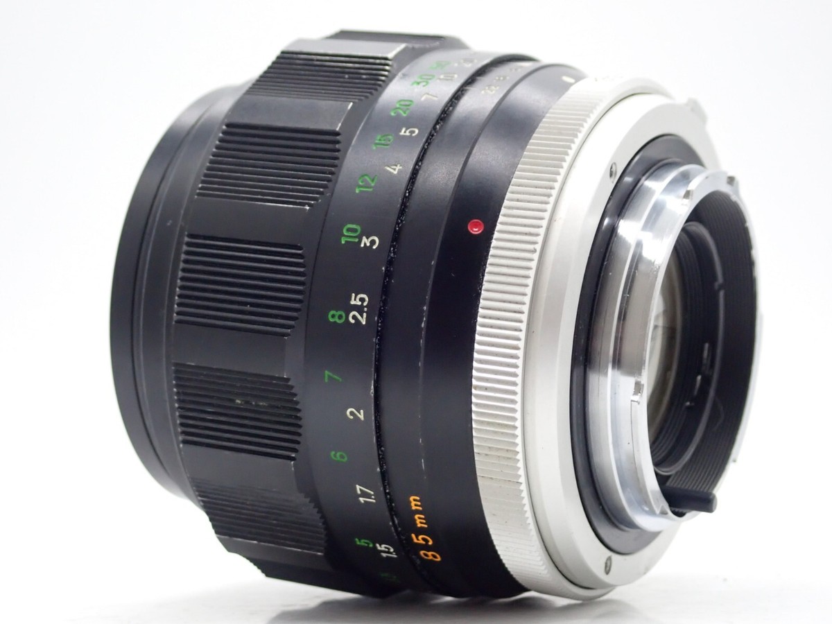 Minolta 85mm f1.7 MC Rokkor PF Portrait MF lens PL filter JAPAN